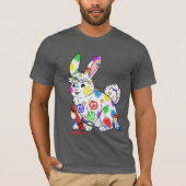 Farbenfrohe Bunny ABC Men-T - Shirt (Vorderseite)