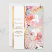 Farbenfrohe Bunny Rabbit Ostereier Hunt Brunch Inv Einladung (Vorderseite)