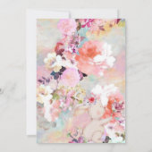 Farbenfrohe Bunny Rabbit Ostereier Hunt Brunch Inv Einladung (Rückseite)