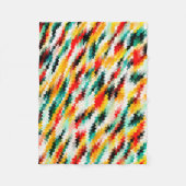 Farbenfrohe, bunt Abstrakte Muster Fleecedecke (Vorderseite)