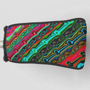Farbenfrohe, bunt Abstrakte Muster Golf Headcover