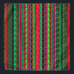Farbenfrohe, bunt Abstrakte Muster Halstuch<br><div class="desc">2024</div>