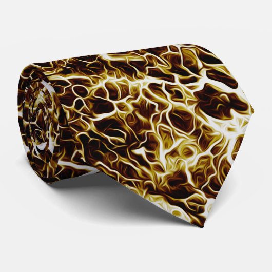 Farbenfrohe, bunt Abstrakte Muster Krawatte (Gerollt)