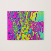 Farbenfrohe, bunt Abstrakte Muster Puzzle (Horizontal)