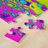 Farbenfrohe, bunt Abstrakte Muster Puzzle (Seite)