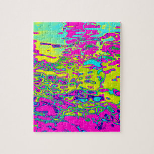 Farbenfrohe, bunt Abstrakte Muster Puzzle
