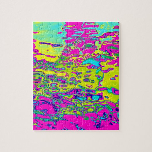 Farbenfrohe, bunt Abstrakte Muster Puzzle (Vertikal)