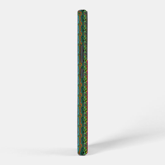 Farbenfrohe, bunt Abstrakte Muster Samsung Galaxy Hülle (Rechte Seite)