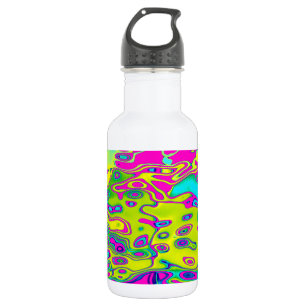 Farbenfrohe, bunt Abstrakte Muster Trinkflasche