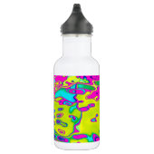 Farbenfrohe, bunt Abstrakte Muster Trinkflasche (Rechts)