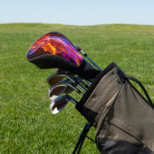 Farbenfrohe, bunte Flammen Golf Headcover (In SItu)