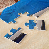 Farbenfrohe Burano Häuser mit Boote Venedig Italie Puzzle (Seite)