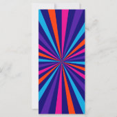 Farbenfrohe Burst Spinning Wheel Design (Vorderseite)