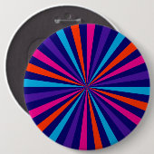 Farbenfrohe Burst Spinning Wheel Design Button (Vorne & Hinten)