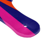 Farbenfrohe Burst Spinning Wheel Design Schneidebrett (Ecke)