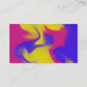 Farbenfrohe Business Cards Visitenkarte (Rückseite)