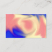 Farbenfrohe Business Cards Visitenkarte (Rückseite)