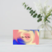 Farbenfrohe Business Cards Visitenkarte (Stehend Vorderseite)