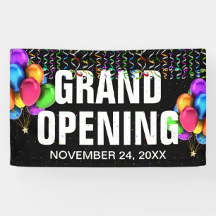 Farbenfrohe Business Grand Opening Banner