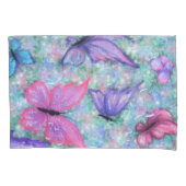 Farbenfrohe Butterflies Flying Pillow Case Spring Kissenbezug (Vorderseite)