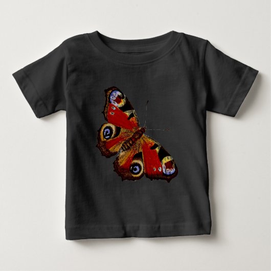 Farbenfrohe Butterfly Baby T-shirt (Vorderseite)