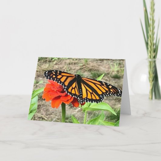 Farbenfrohe Butterfly-Begrüßung Karte (Vorderseite)