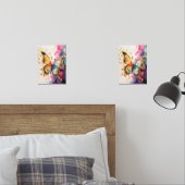 Farbenfrohe Butterfly Bilderwand Sets (Schlafzimmer)