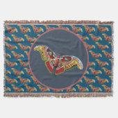 Farbenfrohe Butterfly Decke (Vorderseite)