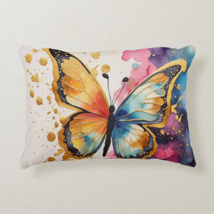 Farbenfrohe Butterfly Dekokissen
