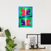 Farbenfrohe Butterfly | Filter | Grundlegende | Poster (Heimbüro)