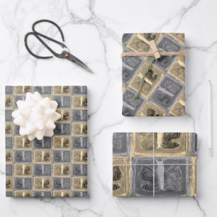 Farbenfrohe Butterfly   Filter   halber Rückgang   Geschenkpapier Set