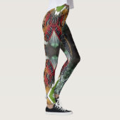 Farbenfrohe Butterfly-Flügelmuster Leggings (Rechts)
