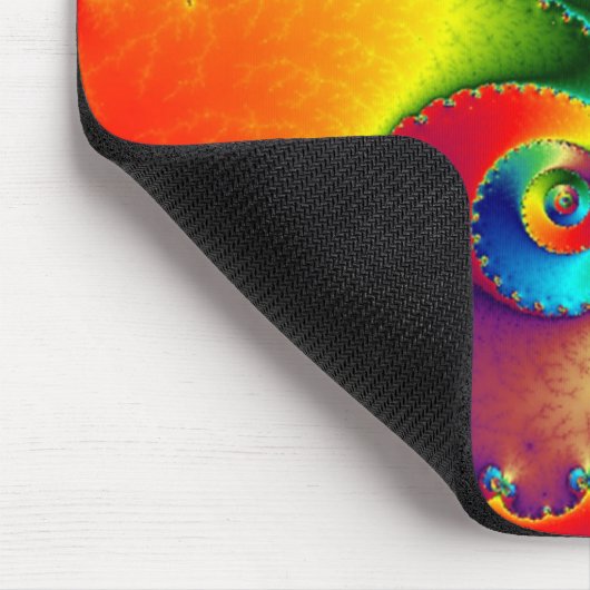 Farbenfrohe Butterfly-Fraktal Mousepad (Ecke)