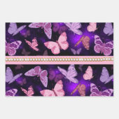 Farbenfrohe Butterfly-Geschenkwrap Geschenkpapier Set (Vorderseite 3)