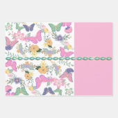 Farbenfrohe Butterfly-Geschenkwrap Geschenkpapier Set (Vorderseite)