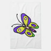 Farbenfrohe Butterfly Geschirrtuch (Vertikal)