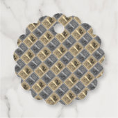 Farbenfrohe Butterfly | halber Rückgang | DREHUNG Geschenkanhänger (Vorderseite)