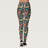 Farbenfrohe Butterfly-Inspirierte Leggings (Rückseite)