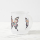Farbenfrohe Butterfly Mattiert Glass Tasse (VorderseiteRechts)