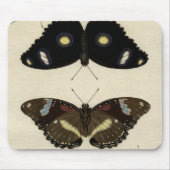 Farbenfrohe Butterfly-Medley auf Creme Background Mousepad (Vorne)