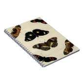 Farbenfrohe Butterfly-Medley auf Creme Background Notizblock (Rechte Seite)