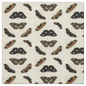 Farbenfrohe Butterfly-Medley auf Creme Background Stoff (Muster)