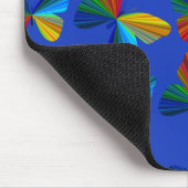 Farbenfrohe Butterfly Mouse Pad Mousepad (Ecke)