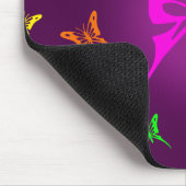 Farbenfrohe Butterfly Mousepad (Ecke)