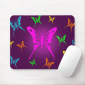 Farbenfrohe Butterfly Mousepad (Mit Mouse)