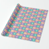 : Farbenfrohe Butterfly-Muster Geschenkpapier (Ungerollt)