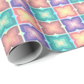 : Farbenfrohe Butterfly-Muster Geschenkpapier (Rolleneckpunkt)