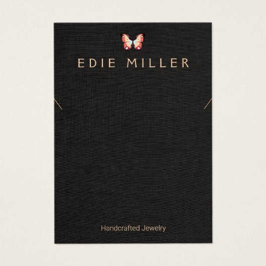 Farbenfrohe Butterfly-Netzwerkkarte (Vorderseite)