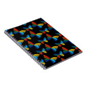 Farbenfrohe Butterfly-Notebook Notizblock (Rechte Seite)