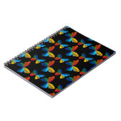 Farbenfrohe Butterfly-Notebook Notizblock (Linke Seite)